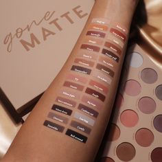 We’re totally matte about our latest mega palette! Features 30 smooth, buttery ALL matte shades in a range of warm to cool-toned neutrals, peaches, pinks, mauves and grays. Featuring our ultra-pigmented, blendable pressed powder formula that’s long-lasting and applies evenly. Go smokey or create the perfect everyday looks with serioulsy wearable shades. Grey Eyeshadow, Dream Makeup, Peach Eyeshadow, Powder Palette, Matte Makeup, Colourpop Cosmetics, Matte Eyeshadow, Pressed Powder, Eyes Lips