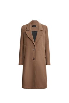 Stay warm and stylish with this beautiful James Lakeland coat, a winter wardrobe staple. Crafted from a mid to heavy wool blend, it offers exceptional comfort and warmth. This chic coat features a classic peak collar, two faux horn buttons, and two side vertical welt pockets. Light shoulder pads add structure, enhancing the overall tailored look.   Made in Italy 60% Wool, 30% Polyester, 5% Polyamide, 5% Other; Lining 100% Polyester. Machine Wash at 30°C, Do not bleach, Permanent Press, Iron at Low Temperature, Dry Clean any solvent except trichloroethylene, Do Not Tumble Dry. Maternity Trousers, Chic Coat, Camel Coat, Petite Jeans, Work Clothes, Jeans For Sale, Jacket Sale, Winter Wardrobe, Luxury Outfits