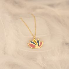 Lotus Flower Enamel Necklace - Enamel Necklace - 925 Sterling Silver Necklace - Lotus Necklace - Yoga Necklace - Yoga Jewelry - Gift for Her - Gift for Kids You can change the chain model for this product by buying an extra chain from the link below; https://www.etsy.com/shop/DkmnSilverAndGold?ref=seller-platform-mcnav&section_id=39375186 Material : * High Quality Handmade 925 Sterling Silver - 18K Gold Plated and 18K Rose Plated * High Quality Handmade 8K REAL GOLD and 14K REAL GOLD - 8K & 14K Flower-shaped Enamel Necklaces For Gifts, Minimalist Accessories Jewellery, Gold Coin Jewelry, Mothers Day Jewelry, Yoga Necklace, Lotus Necklace, Minimalist Accessories, Enamel Necklaces, Yoga Jewelry