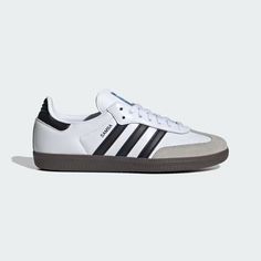 adidas Samba OG Shoes - White | Women's Lifestyle | adidas US Adidas Samba White, Samba Og Shoes, Adidas Samba Outfit, Samba Shoes, Bold Shoes, Pretty Shoes Sneakers, Shoe Wishlist, Adidas Shoes Women, Swag Shoes