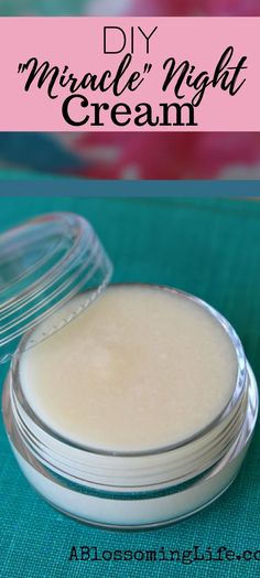 Sleep Cream Diy, Diy Night Moisturizer, Diy Night Face Mask, Natural Night Cream, Diy Health And Beauty, Diy Noxema Recipe, Diy Night Face Cream, Diy Retinol Cream, Dmso Cream Recipe