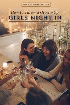 Girls Night In Food, Meaningful Friendships, Girls Night Dinner, Friends Party Night, Growing Up Girl, Girls Night In, Girls Night Party, Girl Movies