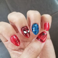 Check out my designs for Avengers Nails. Designed each for the movie premieres.

1) Spiderman Nails 
2) Captain Marvel Nails 
3) Avengers nails - black widow, winter soldier, spiderman, hulk, and Captain Marvel. 
4) Loki Nails Marvel Nail Ideas, Spiderman Nails Acrylic, Loki Nails, Marvel Nail Art, Nails For Disney, Spiderman Nails, Avengers Nails, Marvel Nails, Sprinkle Nails