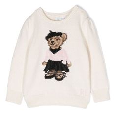 Size: 12 Months Brand New With Tag Perfect Condition (Never Been Used) Gilmore Girls, Puffed Long Sleeves, Ralph Lauren Kids, Polo Bear, Mein Style, Mode Inspo, Ralph Lauren Sweater, 가을 패션, Mode Inspiration