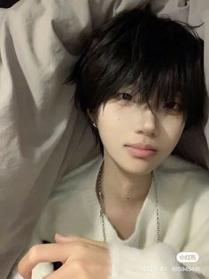 Black Hair Japanese, Asian Boy Haircuts, Short Hair Tomboy, Doll Eye Makeup, Anime Boy Hair, I'm Tired