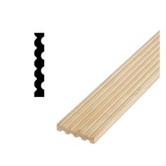 wooden dows with black stripeing on the bottom, and an image of a white background