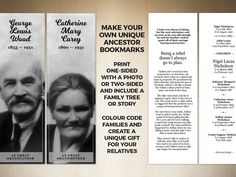 three bookmarks with an image of two people