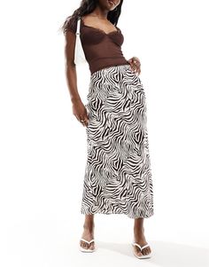 Skirt by ASOS DESIGN Lower-half looks Animal print High rise Bias cut Regular fit Zebra Skirt, Dress Rental, Maxi Dress Trend, Petite Maternity, Prom Party Dresses, Charlotte Tilbury, Women Skirts Midi, Skirted Swimwear, Plus Size Pregnancy