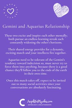 a purple background with the words genni and scopio relationship written below it