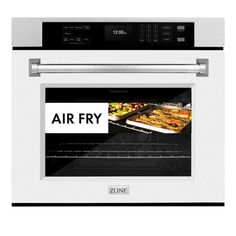 an oven with the word air fry on it's door and its drawer open