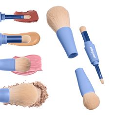 NEW Face Application, Essential Makeup Brushes, Vegan Makeup Brushes, Essential Makeup, Makeup Blending, House Bar, How To Apply Blush, Quick Makeup, Blending Brush