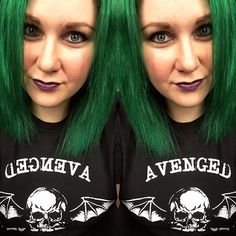 Fresh 💚💚💚 #ManicPanic #GreenEnvy Dark Hair, Shades Of Green, Instagram Profile, Hair Color, Target, Dye