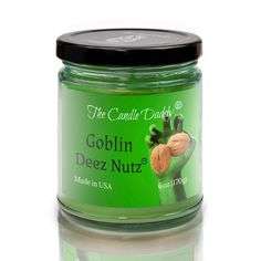 Goblin Deez Nutz - Spooky Banana Bread Scented - Funny Halloween 6 Oz Jar Candle - 40 Hour Burn Time (color may vary) - The Candle Daddy The Ghouls, Halloween 6, Deez Nuts, Spooky Candles, Banana Nut Bread, Nut Bread, Sweet Smell, Funny Halloween, Halloween Funny