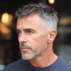 Surfer Hairstyles, Trending Hairstyles For Men, Short Quiff, Messy Hair Look, Classic European Cars, 1960s Hair, The Quiff, Men With Grey Hair, Natural Gray Hair