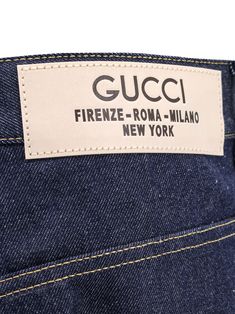 Jeans Gucci New York, Jeans Buttons, Gucci Jeans, Cheap Gucci, Guccio Gucci, Cotton Jeans, Bottega Veneta Shoulder Bag, Jeans Button, Louis Vuitton Shoulder Bag