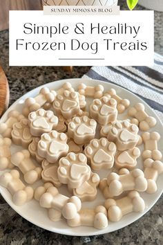 Easy frozen dog treats with yogurt and peanut butter recipe (only 3 ingredients needed)! Are you looking for a simple & healthy homemade dog treats recipe to make for your pup!? This yummy dog treat recipe is one of our favorites to make for our golden retriever pup! Check out our latest post for our healthy peanut butter frozen dog treats homemade recipe. Healthy Homemade Dog Treats, Golden Retriever Pup, 3 Ingredient Recipe, Dog Treats Homemade Easy