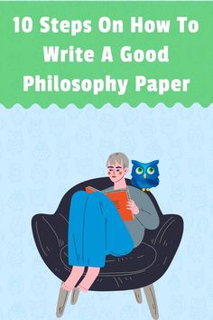 a woman sitting in a chair with an owl on her lap and text making a position paper outline college guidelines