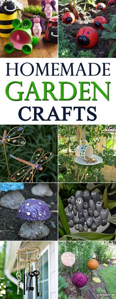 homemade garden crafts that are easy to make and great for the yard or front yard