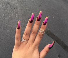 Chrome Nails, Gorgeous Nails, How To Do Nails, Coffin Nails