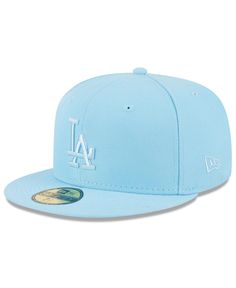 in stock La Blue Hat, Fitted Hat Outfit, Swag Hats, Dodgers Girl, Dodger Hats, Hat Aesthetic, 59fifty Hats, Different Hats, Nike Air Shoes