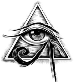 an all seeing eye tattoo design