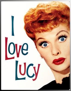 the movie poster for i love lucy is shown in two different frames, one with an image of a woman holding a tennis racquet