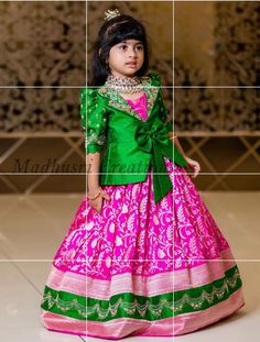 Patu Langa Designs For Kids, Kids Lehenga Designs, Net Frocks, Long Frocks For Women, Frocks For Women, Indian Dresses For Kids, Birthday Frocks, Cotton Frocks For Kids