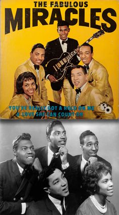 an old photo of the famous musical group from the 1950's and 1960s's