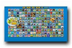 an image of a computer screen with many different pictures on the front and back side