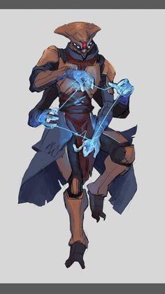 Eliksni Guardian, Destiny Fallen, Destiny Game, Heroic Fantasy, Monster Concept Art, 캐릭터 드로잉