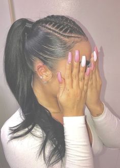 youtube: Zakia Chanell pinterest: elchocolategirl instagram: elchocolategirl snapchat: elchocolategirl Ponytails Hairstyles, Protective Style Braids, Weave Ponytail Hairstyles, Weave Ponytail, Pelo Afro, Cornrows Braids, Cornrow Hairstyles, Sleek Ponytail