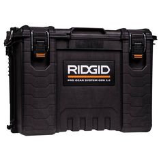 the ridgid pro gear system case is black