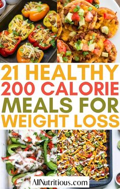 Staying in a caloric deficit to help you lose weight can be much easier when you make these flavorful 200 calorie meals. You can easily prepare these tasty low calorie recipes ahead of time for a healthy low calorie meal prep lunch or dinner! #LowCalorie #MealPrep Calorie Meals, Resep Diet, Food Rules, Easy Healthy Meal Prep