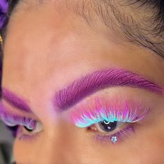 Colorful Eyelashes, Natural Hair Fall, Best Eyelash Glue, Color Lashes, Effects Makeup, Eye Makeup Ideas, Lash Vendors