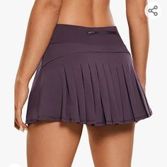 New Without Tags! Crz Yoga Tennis / Volleyball / Golf / Athletic Skirt With Built-In Shorts And Pleats. Color: Arctic Plum Flat Mid-Rise Waistband With Hidden Drawstring For Personal Fit. 13" Outseam. Lightweight And Non See-Through Fabric Wicks Away Moisture Quickly. Soft But Wrinkle-Resistant Material Makes It Easy To Maintain The Shape Of The Skirt. Athletic Skorts Are Super In Trend For Cute And Comfortable Athleisure Style. Pair With An Athleisure Top And Some Cute Sneakers For An Effortles Athletic Skirts, Athleisure Style, Crz Yoga, Athletic Skirt, Athleisure Tops, Tennis Skort, Cute Sneakers, Victoria Sport, Athleisure Fashion