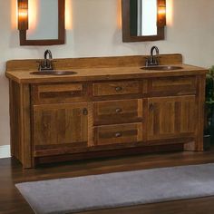 Barnwood 72 Vanity Walnut Bathroom Vanity Rustic, Dark Wood Bathroom Vanity Rustic, Exclusive Relationship, Rustic Cabin Furniture, Barnwood Bathroom Cabinet, Reclaimed Wood Bathroom, 72 Inch Vanity, Barnwood Vanity, Reclaimed Wood Bathroom Vanity