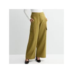 You'll love the casual style of these women's Wide Leg Cargo Pants from Fourth + Bay.Click on this WOMEN'S GUIDE to find the perfect fit and more! You'll love the casual style of these women's Wide Leg Cargo Pants from Fourth + Bay.Click on this WOMEN'S GUIDE to find the perfect fit and more! FEATURES Button & zipper front 4 pockets Unlined Twill constructionFIT & SIZING High rise sits below the natural waistline Relaxed fit through the hip and thigh 31-in. inseam Wide leg opening 24 1/2-in. leg Wide Leg Cargo Pants, Bottom Clothes, Bottoms Pants, Front Zipper, Cargo Pants, Fabric Care, Casual Style, Wide Leg, High Rise