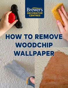 how to remove woodchip wallpaper with the help of a professional decorator