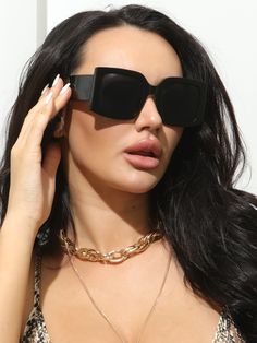 Casual         Women Accessories Square Frame Sunglasses, Fashion Glasses, Eyewear Accessories, Square Frame, Trendy Fashion Women, Glasses Fashion, Sunglass Frames, Square Frames, Latest Fashion For Women