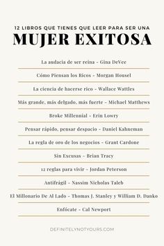 the menu for muer extosa, which is written in spanish and english