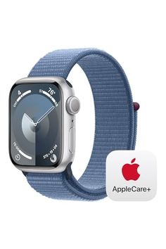 an apple watch is shown with the app on it's screen and its logo next to it