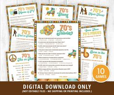 digital printable game for kids to play with