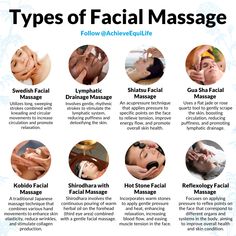 Benefits of Facial Massage 🔻  Massage is a wonderful way to work on both the deep and superficial layers of your muscles. It aids in healing, reduces muscle activity, promotes relaxation, and enhances overall well-being.  No matter the technique, facial massage offers amazing benefits:  ✨ Boosts blood flow and refreshes your skin.  ✨ Helps your skin stay firm and supple.  ✨ Eases facial muscle tension.  ✨ Promotes deep relaxation for your face & mind.  ✨ Helps detoxify and reduce puffiness. Facial Messages, Head Massage Therapy, Facial Massage Benefits, Facial Massage Spa, Massage Therapy Career, Types Of Facial, Spa Treatments Massage