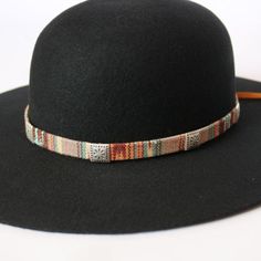 Hat Bands Western, Sunset Skies, Beaded Hat Bands, Mens Hats Fashion, Hat Bands, Colorful Hat, Beaded Hat, Hat Types, Leather Tie