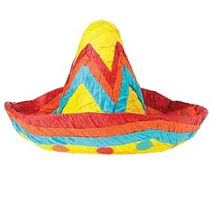 Sombrero Piñata 17 Sombrero Pinata, Pinata Candy, Fiesta Party Supplies, Birthday Pinata, Mexican Fiesta Party, Pinata Fillers, Pinata Party, Mexican Hat, Halloween Costume Shop