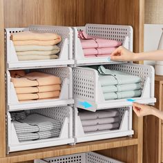 PRICES MAY VARY. 【Multi-Functional】The folding closet organizers are a comprehensive storage and categorization solution that is perfect for organizing your lightweight items like clothes, toys, files and more. With its stylish neutral design, it effortlessly fits into any home, bedroom, bathroom, kitchen, office or study area. 【Stackable & Space-Saving】This 5 pack closet organizers and storage is designed to be easily stacked upon one another,According to your preferences and ideas, you can sta Foldable Closet, Room Wardrobe, Multifunctional Space, Closet Organizing Systems, Small Closet Organization, Small Closet, Storage Closet Organization, Closet Shelves, Closet Organizer