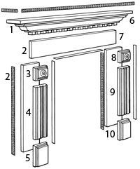 the diagram shows how to install an electric fire place with two doors and one door