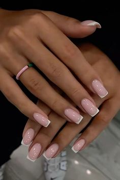 Basic Nails Ideas, Basic Nail Ideas, Gel Nails French, Plain Nails, Basic Nails, Work Nails, Classic Nails