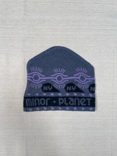 Upcycled wool vintage style ski/snowboard hat. Adjustable flip up bottom, good for indoors too. Custom Minor Planet artwork in jacquard. Recycled Wool 35% Recycled Polyester 50% Nylon 15% Gitman Vintage, Iron Heart, Ski Hats, Vintage Ski, Selvedge Denim, Hat Shop, Ski And Snowboard, Chain Stitch, Clothing Brand