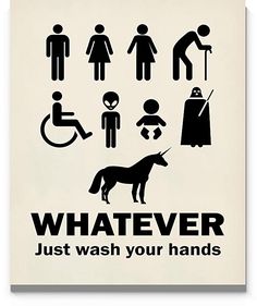 a poster with the words whatever just wash your hands in black on a white background